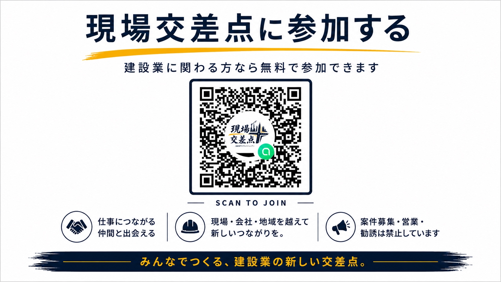 現場交差点 参加QRカード